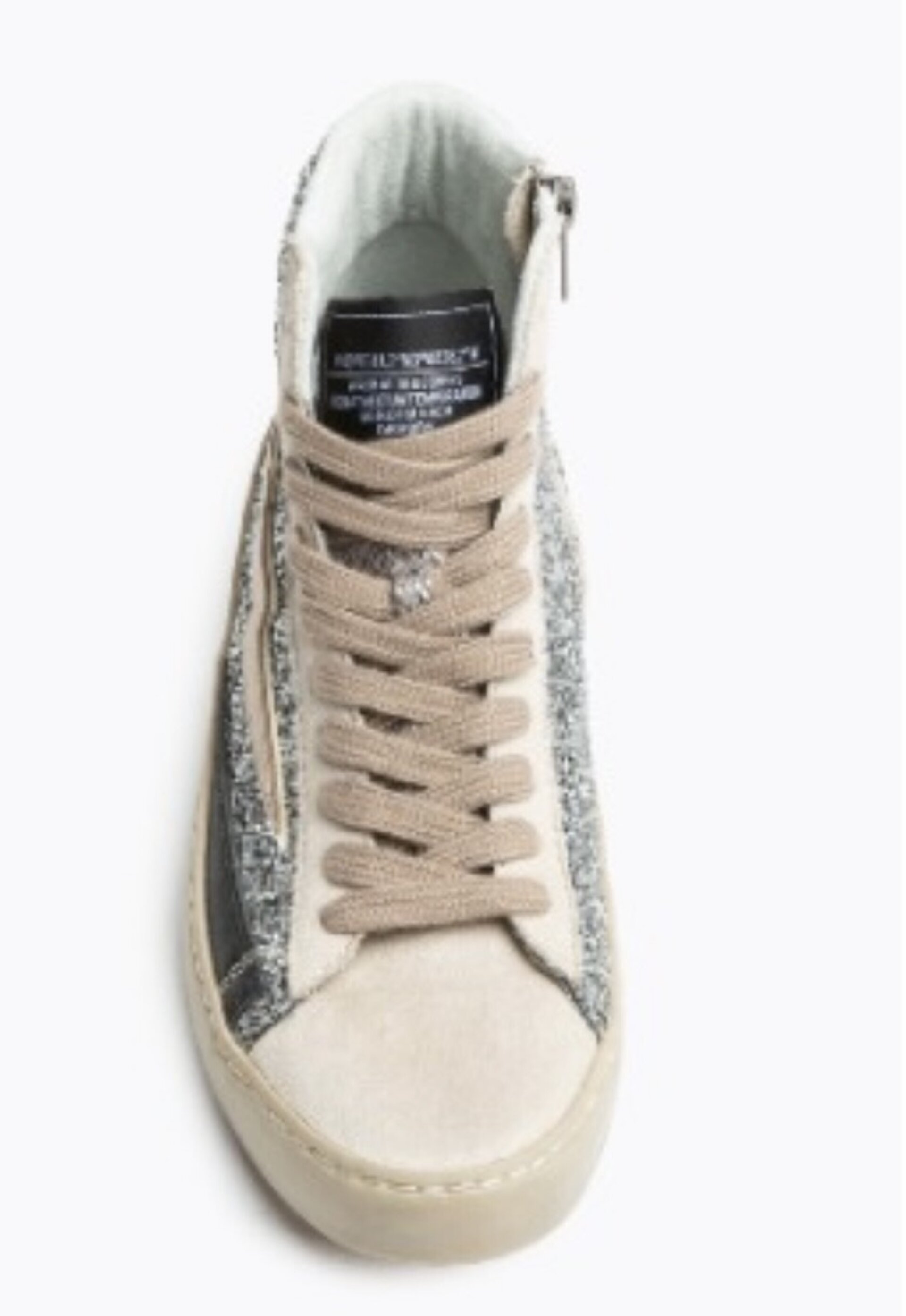 Sneakers Corina  glitter negras - 2