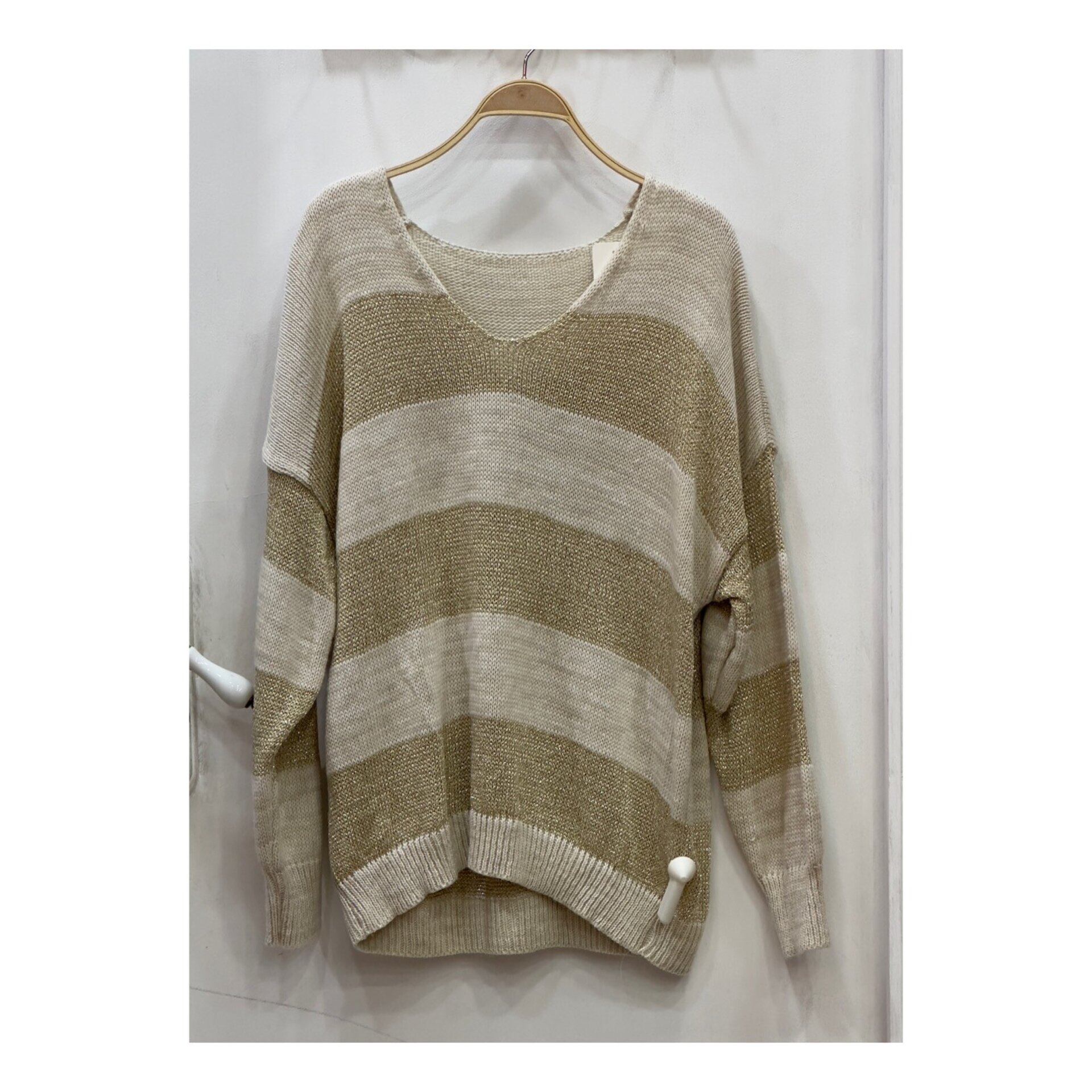 Jersey rayas lurex - 4