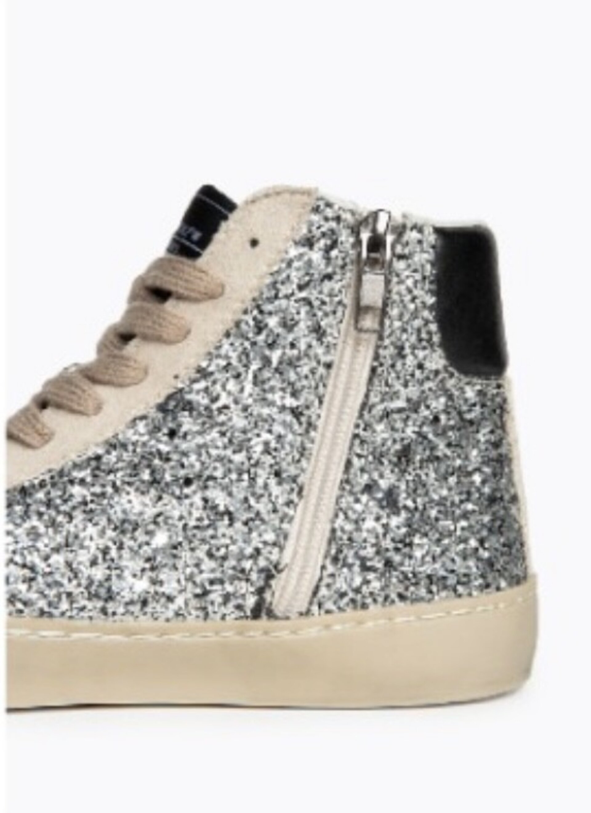 Sneakers Corina  glitter negras - 3